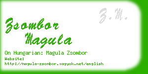 zsombor magula business card